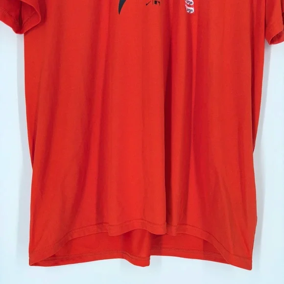 Nike Mens Orange Detroit Tigers Legend Fuse Large Logo Dri-FIT T-Shirt - Picture 3 of 6